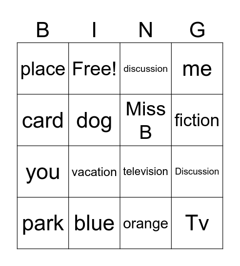 Cycle 12 Bingo Card