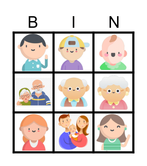 Family Bingo Card