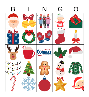 Connect Christmas Bingo Card