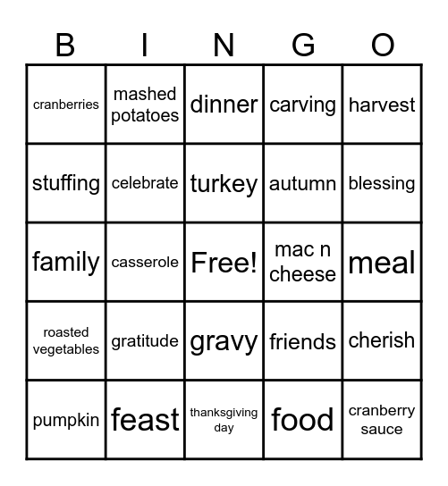 IB Giving Bingo 2024 Bingo Card