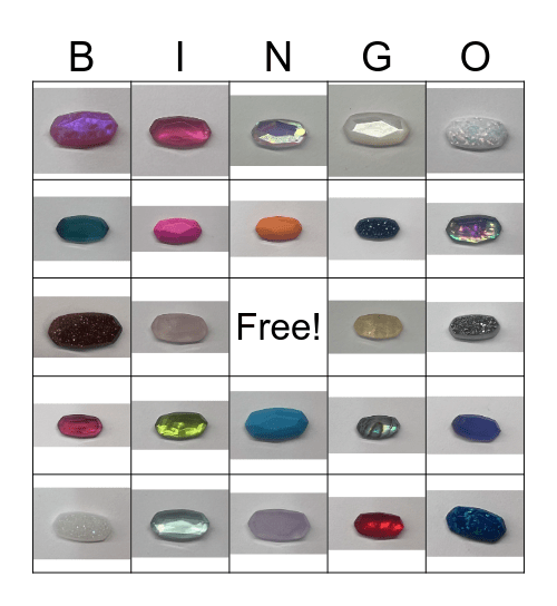 Color Bar Bingo!! Bingo Card