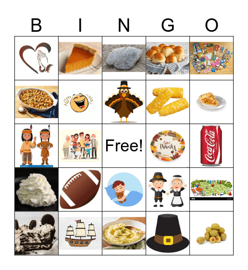 Turkey Bingo Card