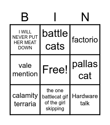 Summers Bingo Card
