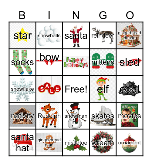 Christmas Bingo Card