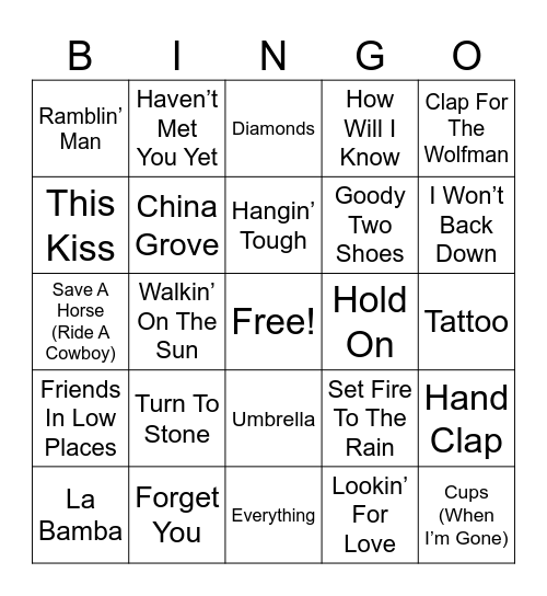 Multi Decades #3 Bingo Card