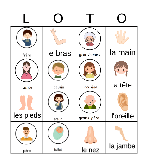 LOTO Bingo Card