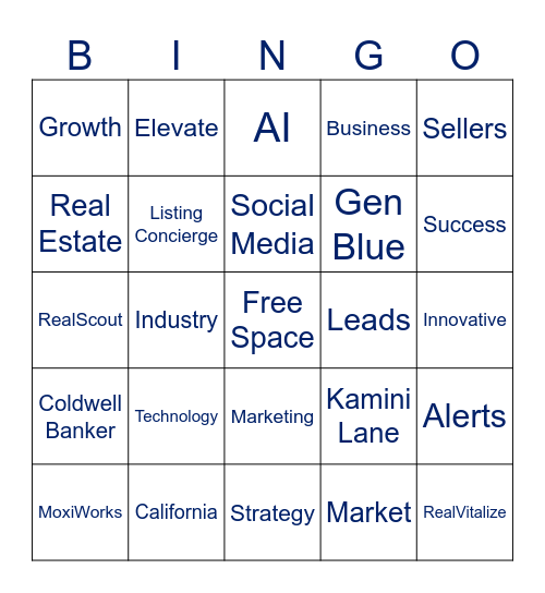Fall Showcase Bingo Card