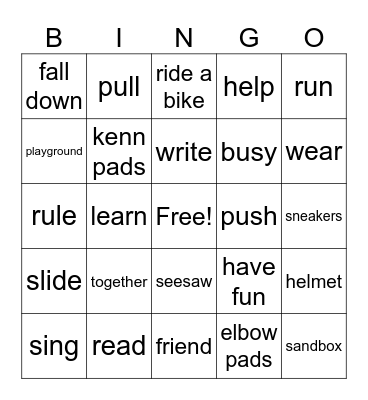 L5~L7 Review Bingo Card
