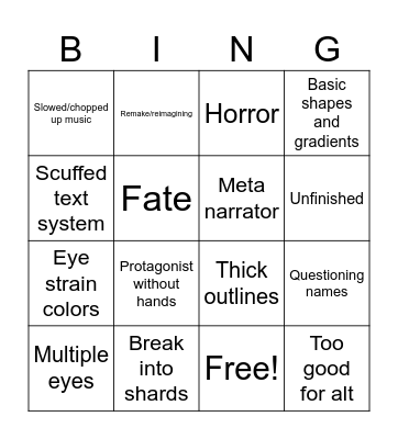 Leg0her0 Bingo Card