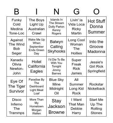 GHC All Staff Day 2024 Game 2 Bingo Card