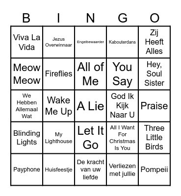 ✨ THANKSGIVING GALA ✨ Bingo Card