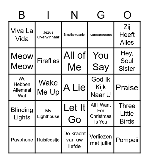 ✨ THANKSGIVING GALA ✨ Bingo Card