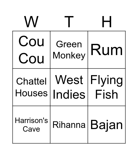 Babadian Bingo Card