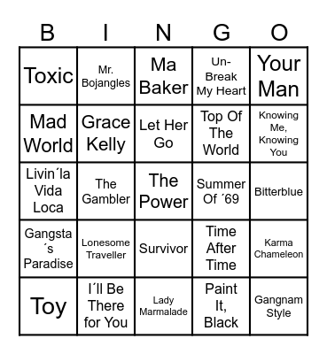 🦖 Lynbingo 4 🦖 Bingo Card