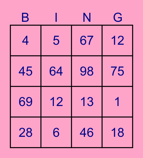 CUIMO Bingo Card