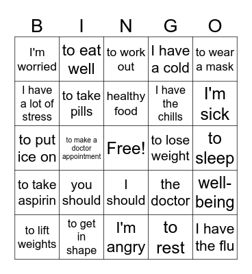 Los Consejos Bingo Card