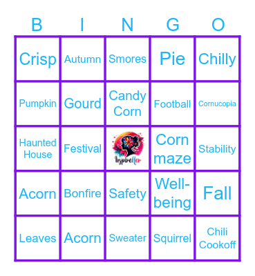 InspireHer Friendsgiving 2024 Bingo Card