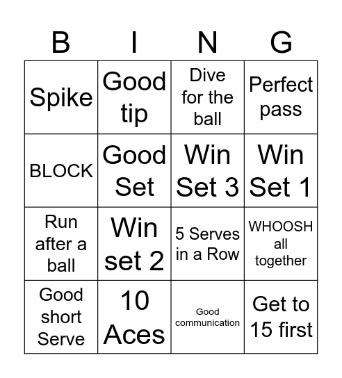 Tornadoes Game 11/23 Bingo Card