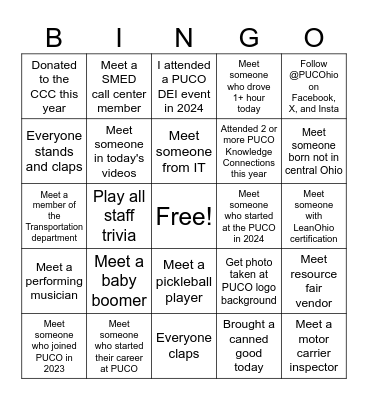 2024 All Staff Meeting Bingo Card