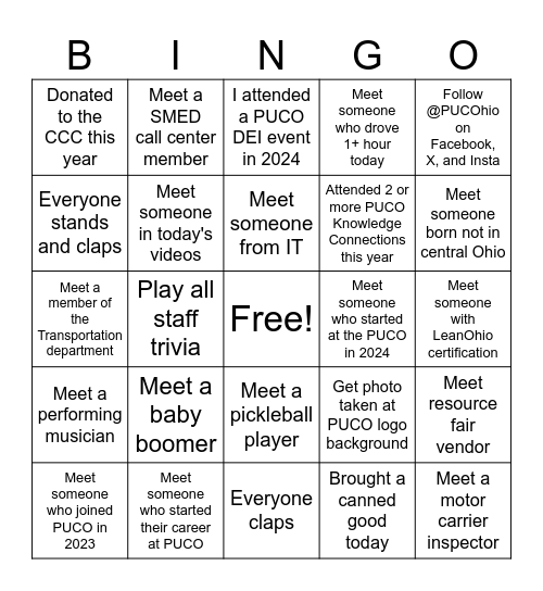 2024 All Staff Meeting Bingo Card