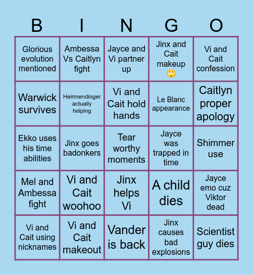 ARCANE BINGO Card