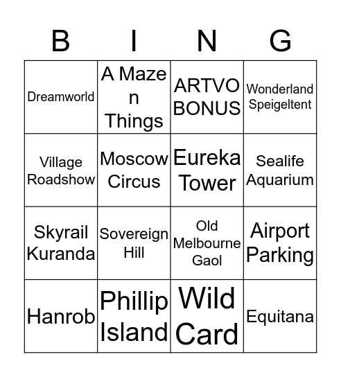 SEPTEMBER TICKETING CAMPAIGN Bingo Card