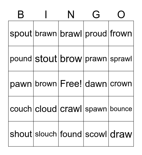 O Team Bingo 2 Bingo Card