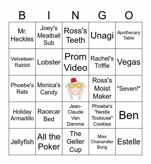 FRIENDSGIVING BINGO Card