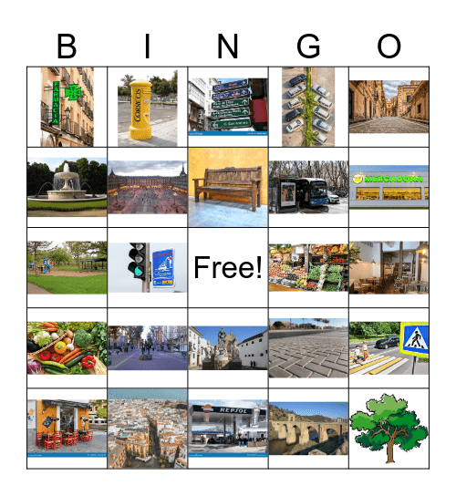 Neighborhood Bingo Card