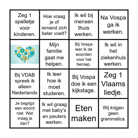 VOSPA Bingo Card
