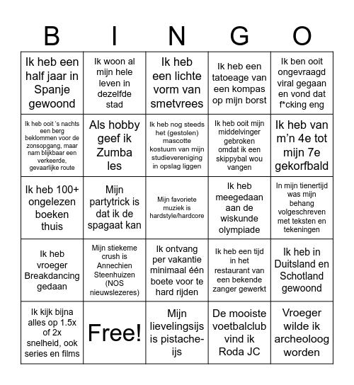 Bob Bingo Card