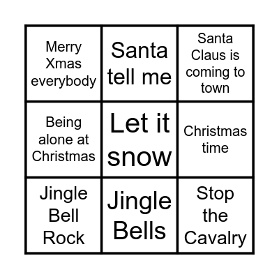 Tamara's Kerstbingo Card