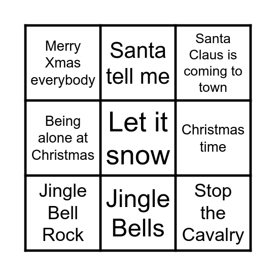 Tamara's Kerstbingo Card