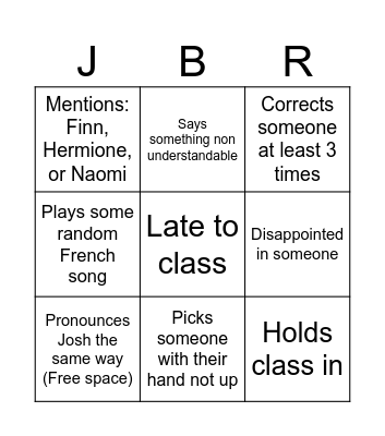 Brochetgo Bingo Card