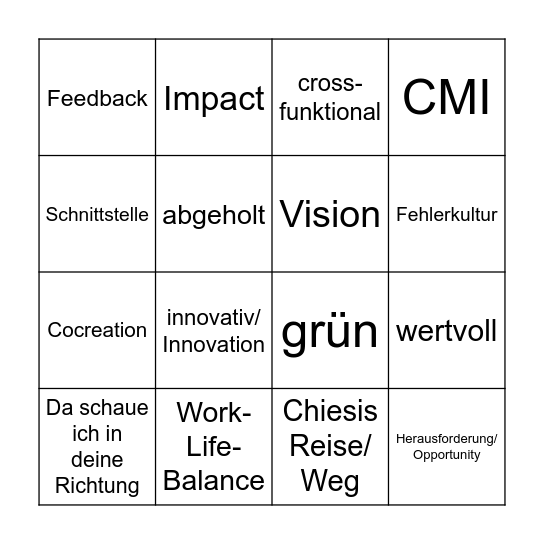 Monthly-Meeting-Buzzword-Bingo Card