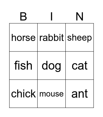Alphabet Bingo Card