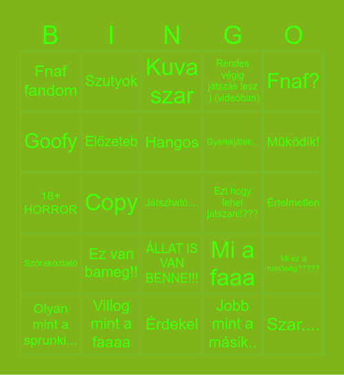 Windowsbingo Card