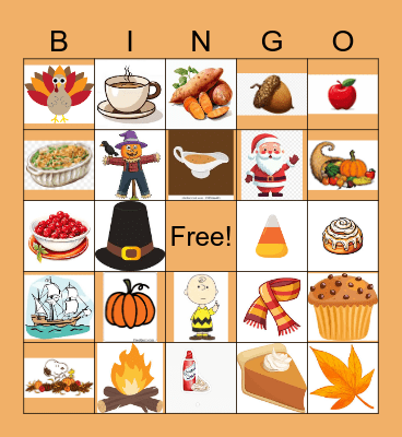 FRIENDSGIVING BINGO!!!!!!!!! Bingo Card