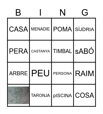 BINGO MUSICAL Bingo Card