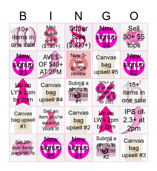 VIC2 Fri-Yay Bingo! Bingo Card