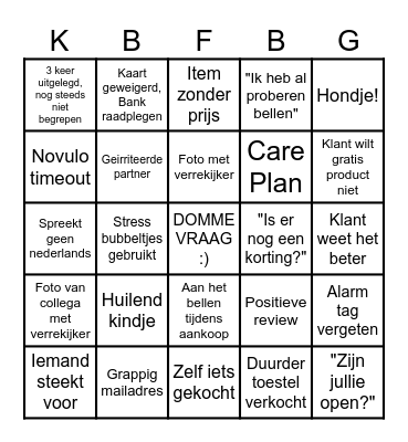 BLACK FRIDAY BINGO Card