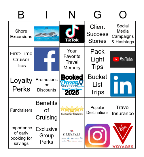 2025 Olson Travel Group Bingo Card