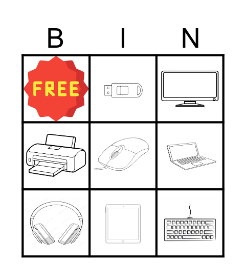 Computer Bingo Card