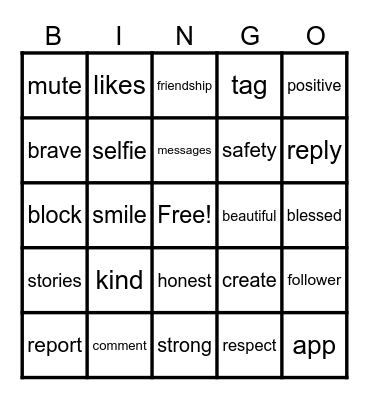 Media Queens Bingo Card