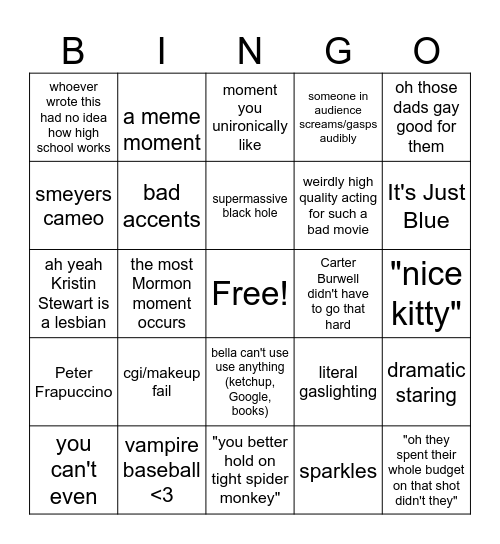 Blingo✨✨ Bingo Card