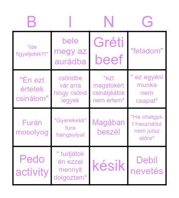 Dr. úr bingo Card