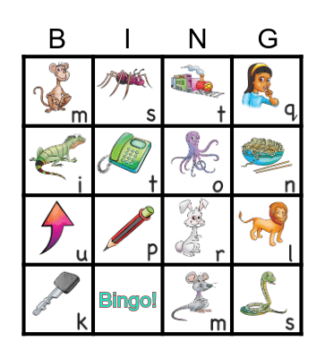 Ii-Tt Bingo Card