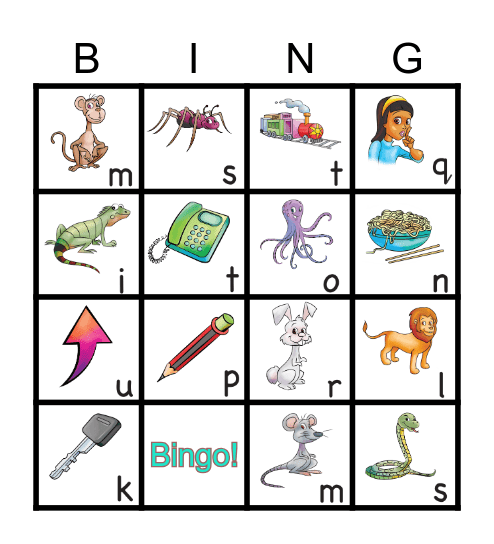 Ii-Tt Bingo Card