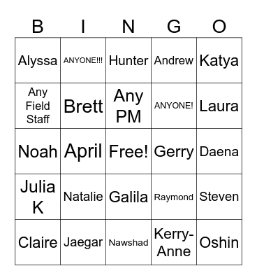 December Bingo Blitz Bingo Card