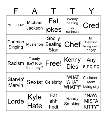 SP BINGO Card